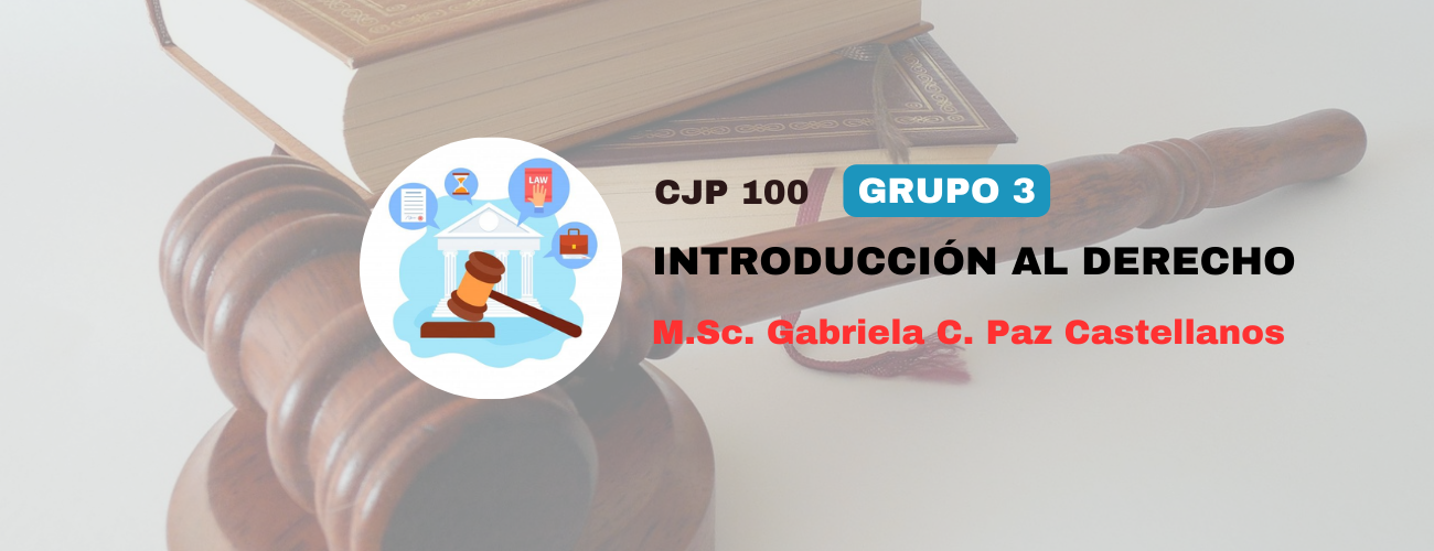CJP100-INTRODUCCION AL DERECHO (DER) - G3/2026